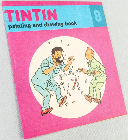 Volume 8 of 12 - Tintin Painting & Drawing Book Methuen 1977 1st Edition