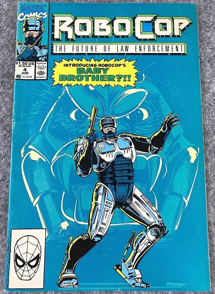 Robocop: The Future of Law Enforcement Issue 4 - Paperback 1990 Marvel Comic