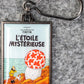 Moulinsart Tintin Title Cover Keyring 42535 - The Shooting Star Metal