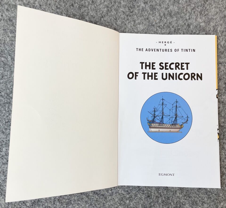 The Secret Of the Unicorn - Tintin Young Readers Book UK 2013 Egmont Paperback Editions