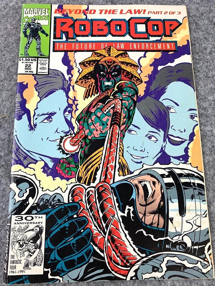 Robocop: The Future of Law Enforcement Issue 22 - Paperback 1991 Marvel Comic