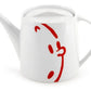Moulinsart Tintin Red Ceramic 13cm Teapot Crockery/Kitchenware