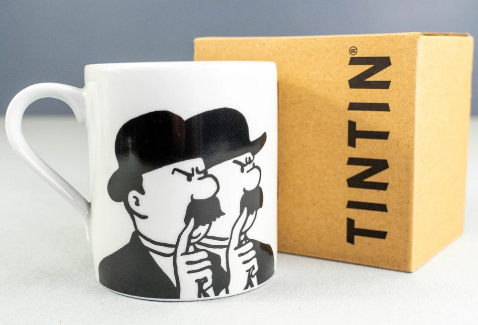 Moulinsart Tintin Calligraphy Character Mug 47981 : Thomson Black 2023