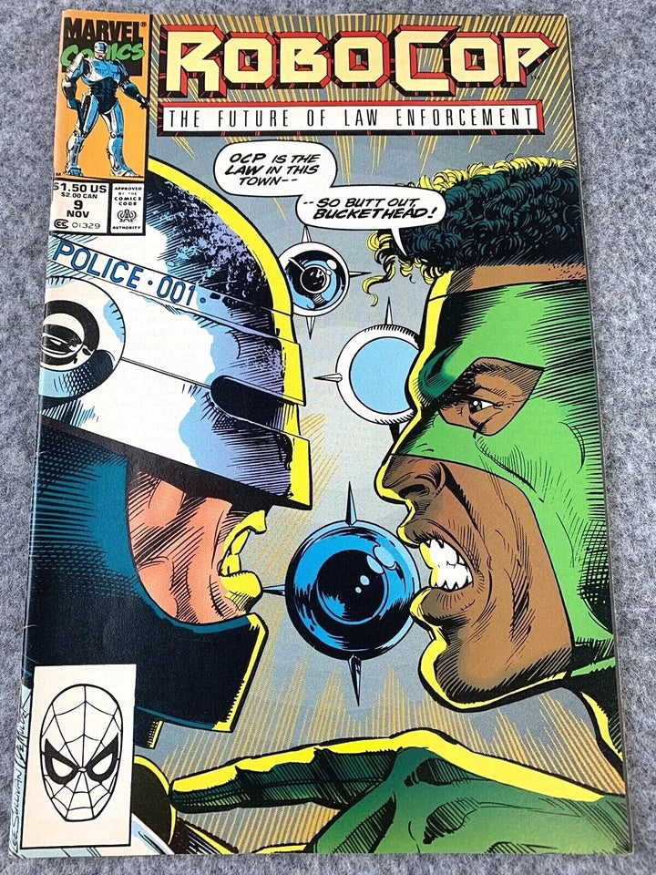 Robocop: The Future of Law Enforcement Issue 9 - Paperback 1990 Marvel Comic