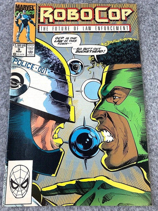 Robocop: The Future of Law Enforcement Issue 9 - Paperback 1990 Marvel Comic