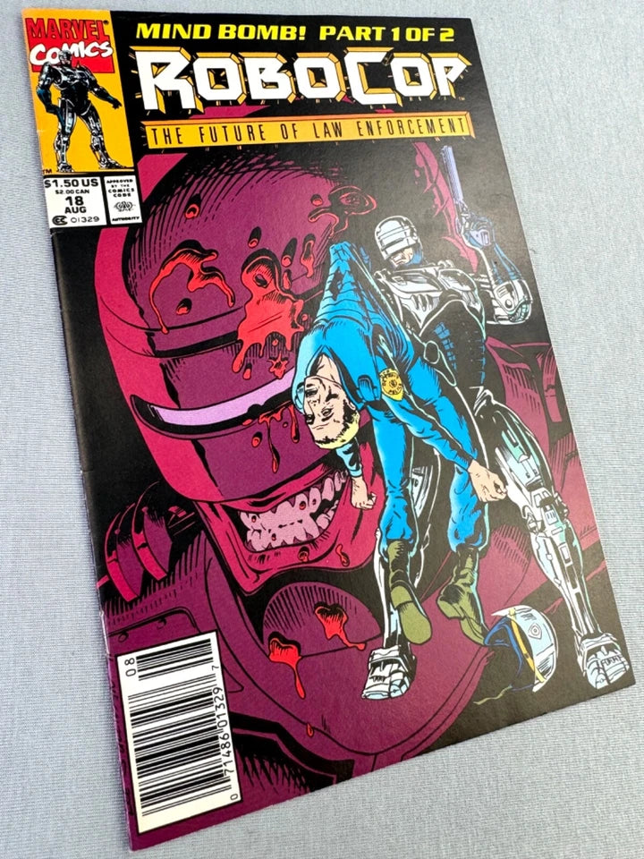 Robocop: The Future of Law Enforcement Issue 18 - Paperback 1991 Marvel Comic
