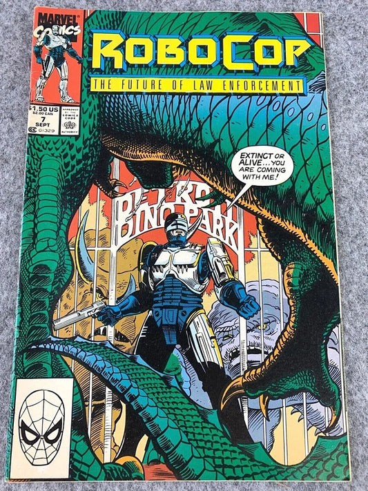 Robocop: The Future of Law Enforcement Issue 7 - Paperback 1990 Marvel Comic