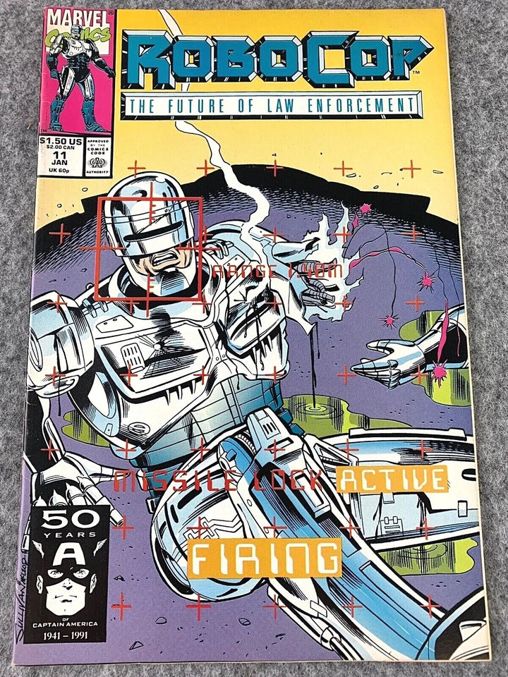 Robocop: The Future of Law Enforcement Issue 11 - Paperback 1991 Marvel Comic