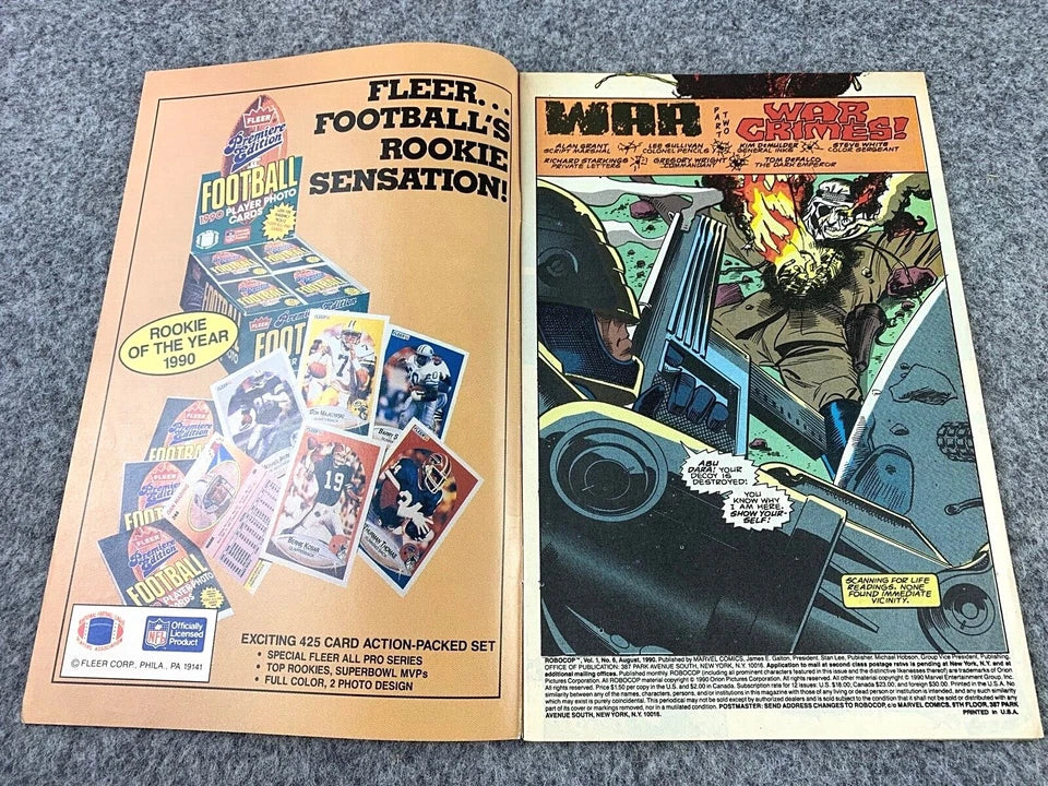 Robocop: The Future of Law Enforcement Issue 6 - Paperback 1990 Marvel Comic