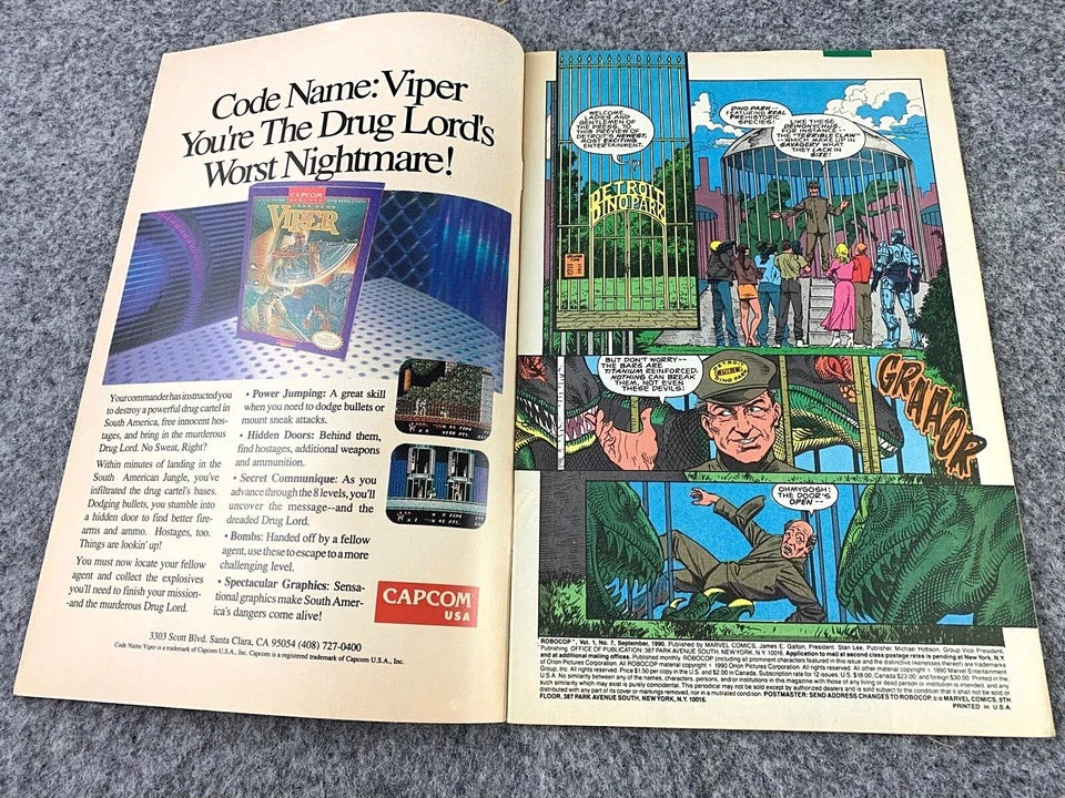 Robocop: The Future of Law Enforcement Issue 7 - Paperback 1990 Marvel Comic