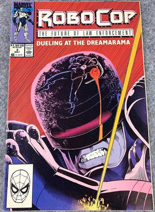 Robocop: The Future of Law Enforcement Issue 3 - Paperback 1990 Marvel Comic