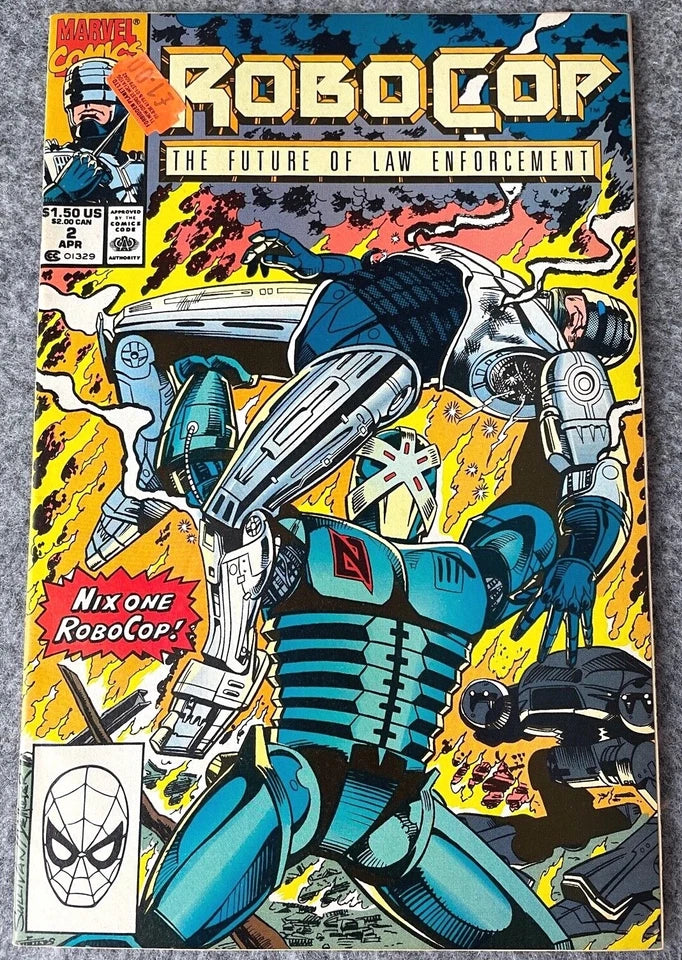 Robocop: The Future of Law Enforcement Issue 2 - Paperback 1990 Marvel Comic
