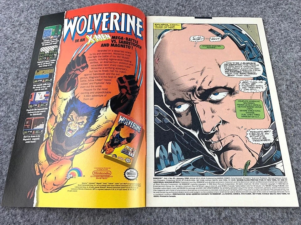 Robocop: The Future of Law Enforcement Issue 23 - Paperback 1992 Marvel Comic