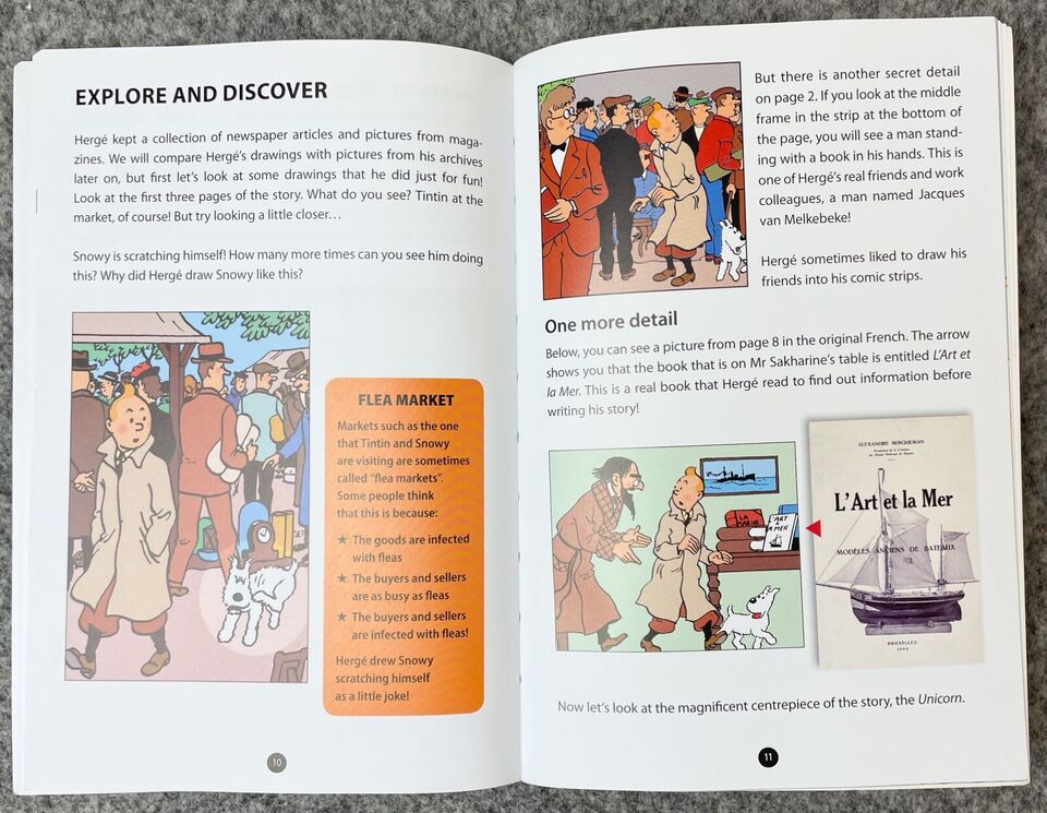 The Secret Of the Unicorn - Tintin Young Readers Book UK 2013 Egmont Paperback Editions