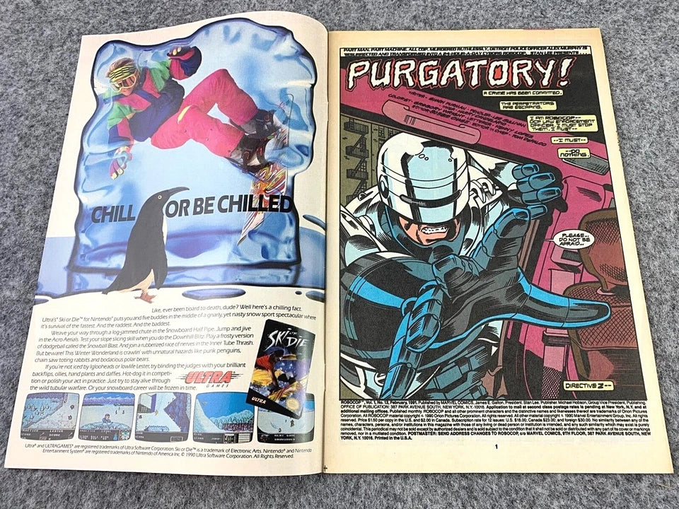 Robocop: The Future of Law Enforcement Issue 12 - Paperback 1991 Marvel Comic