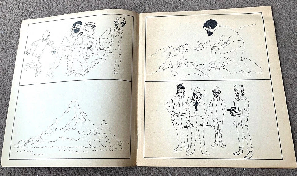 Volume 12 of 12 - Tintin Painting & Drawing Book Methuen 1977 1st Edition