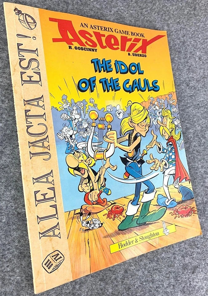 Asterix Game Book Volume 1: Idol of the Gauls Hodder Stoughton 1990 UK Paperback Edition