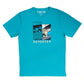 Moulinsart "Tintin Train" Kids T-Shirt: Turquoise/Colour Cotton T Shirt 2-12 yrs