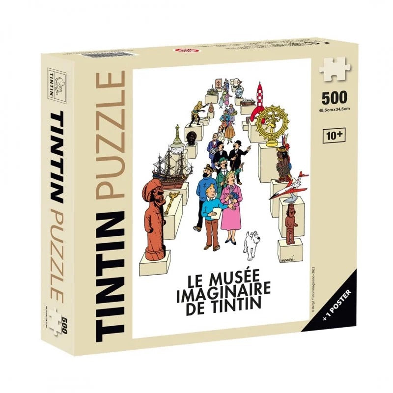 Le Musée Imaginaire De Tintin Jigsaw Puzzle + Poster 500 Pieces Moulinsart