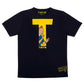 Moulinsart "Tintin T" Adult T-Shirt: Black Cotton T Shirt - ML Hergé