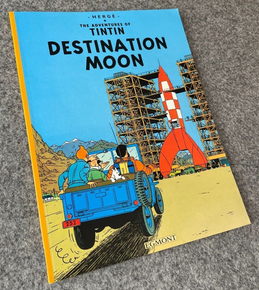 Destination Moon Tintin Book Egmont UK Paperback Edition