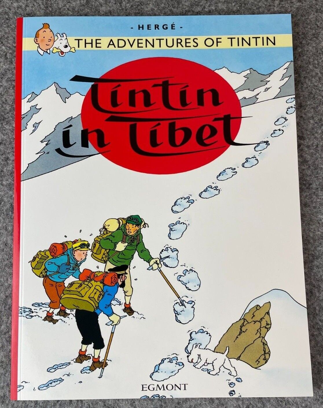 Tintin in Tibet Tintin Book Egmont UK Paperback Edition