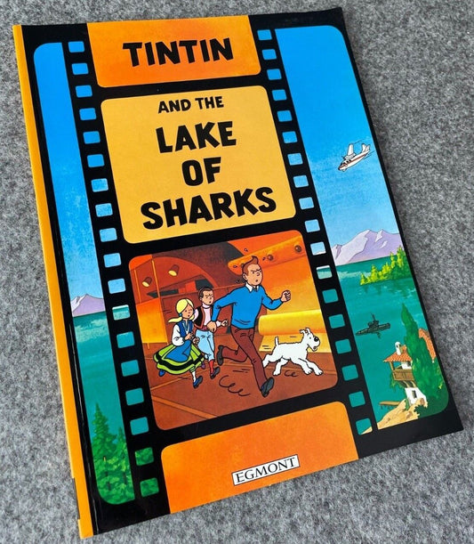 Tintin & the Lake of Sharks Tintin Book Egmont UK Paperback Edition