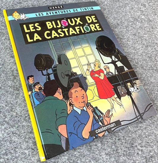 Les Bijoux de la Castafiore Casterman Hardback French Tintin Book