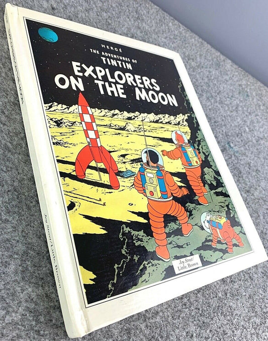 EXPLORERS ON THE MOON POP UP BOOK Joy Street 1992 1st Edition Hardback Rare Tintin EO