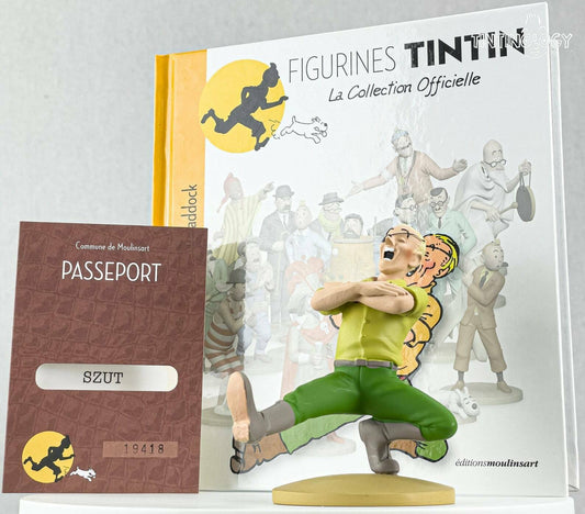 Tintin Figurine Officielle # 33 Skut Red Sea Sharks Herge model ML resin Figure