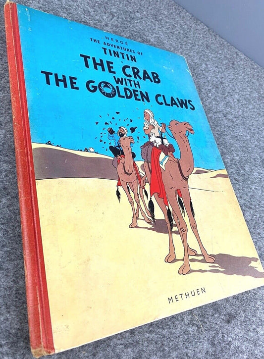 The Crab with the Golden Claws Methuen UK 2nd Reprint Edition 1964 Hardback Tintin Book Herge