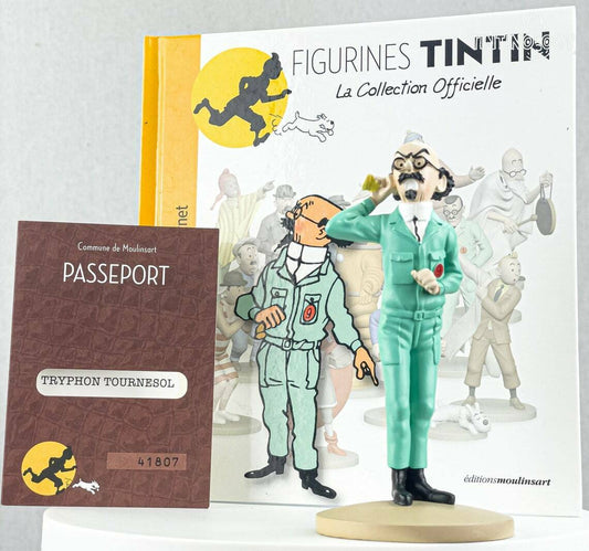 Tintin Figurines Officielle # 17 Calculus from Destination Moon ML resin Figure