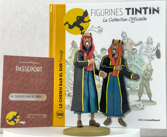 Tintin Figurines Officielle # 106 Sheikh Bab El Ehr - ML Resin Model Figure