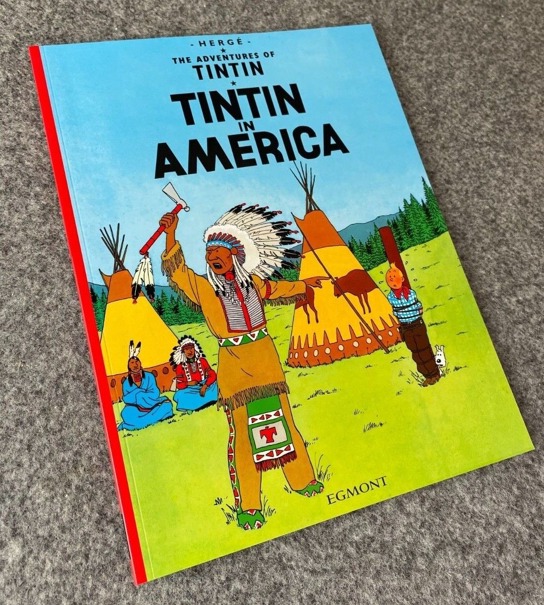 Tintin in America Tintin Book Egmont UK Paperback Edition