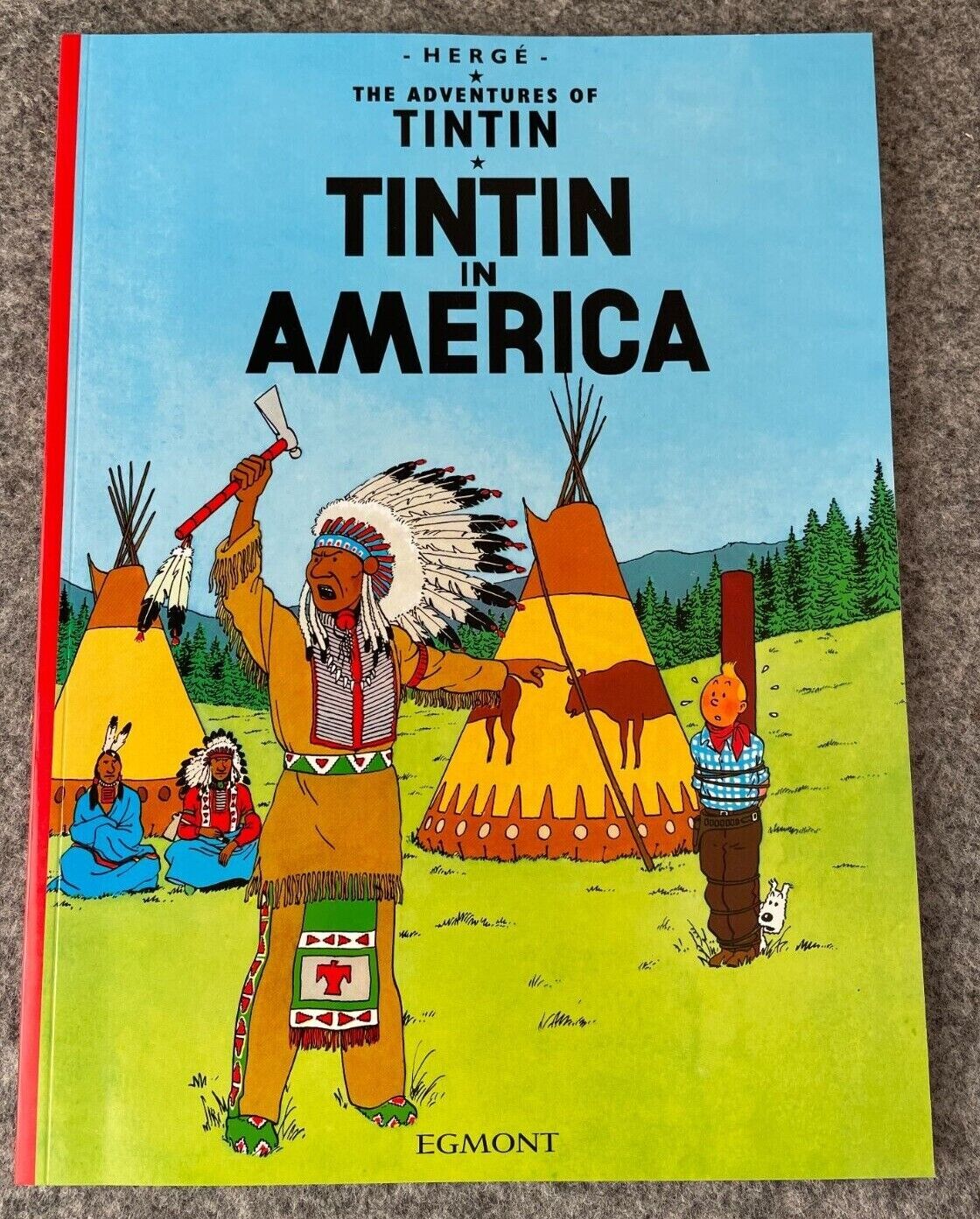 Tintin in America Tintin Book Egmont UK Paperback Edition