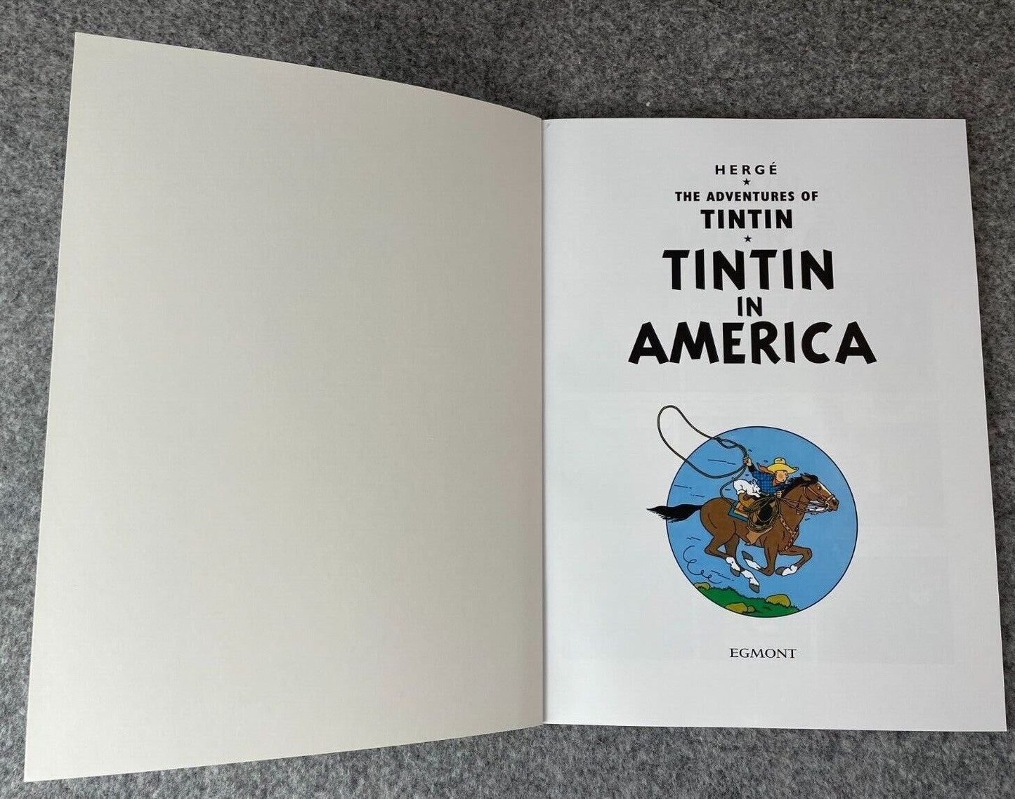 Tintin in America Tintin Book Egmont UK Paperback Edition