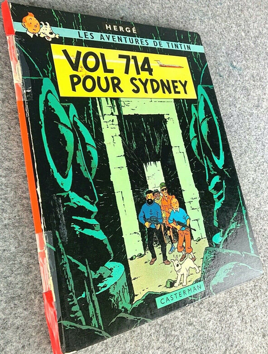 Vol 714 Pour Sydney: Casterman 1968 1st Edition Rare Hardback Tintin book Herge EO
