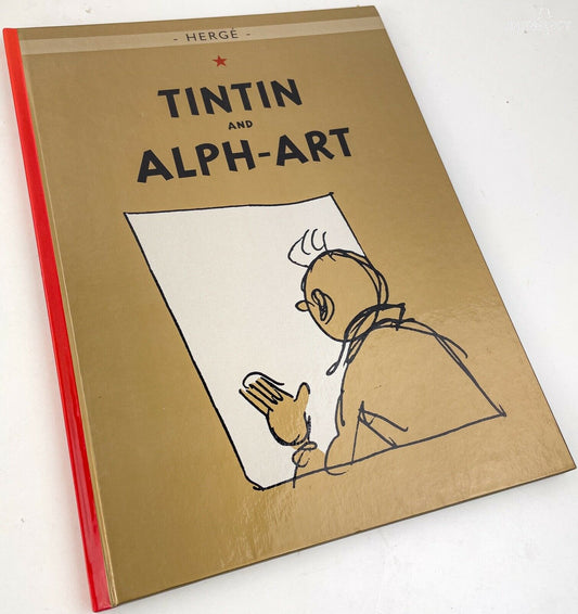 Tintin & Alph-Art - 1st UK Edition 2004 Egmont Hardback Comic Book by Herge