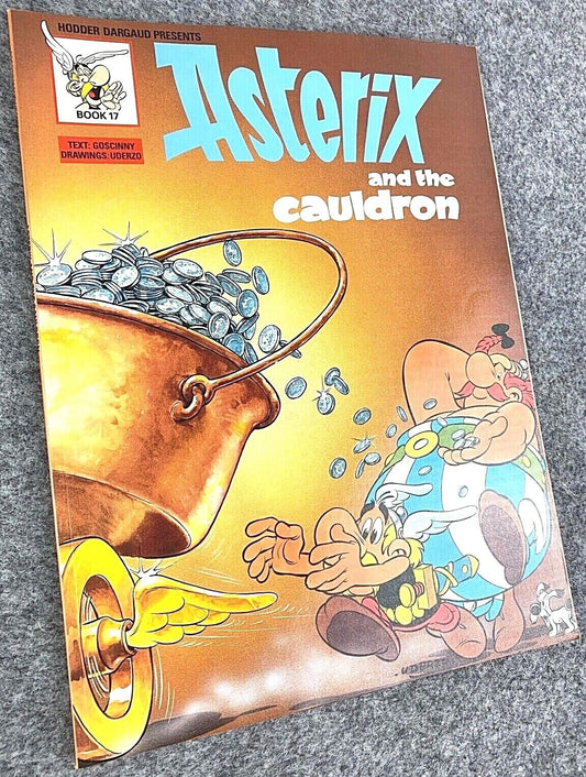 Asterix & the Cauldron - 1970/80s Hodder/Dargaud UK Edition Paperback Book Uderzo
