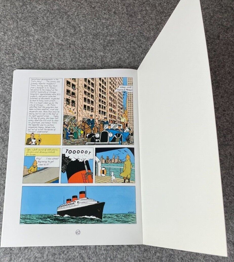 Tintin in America Tintin Book Egmont UK Paperback Edition