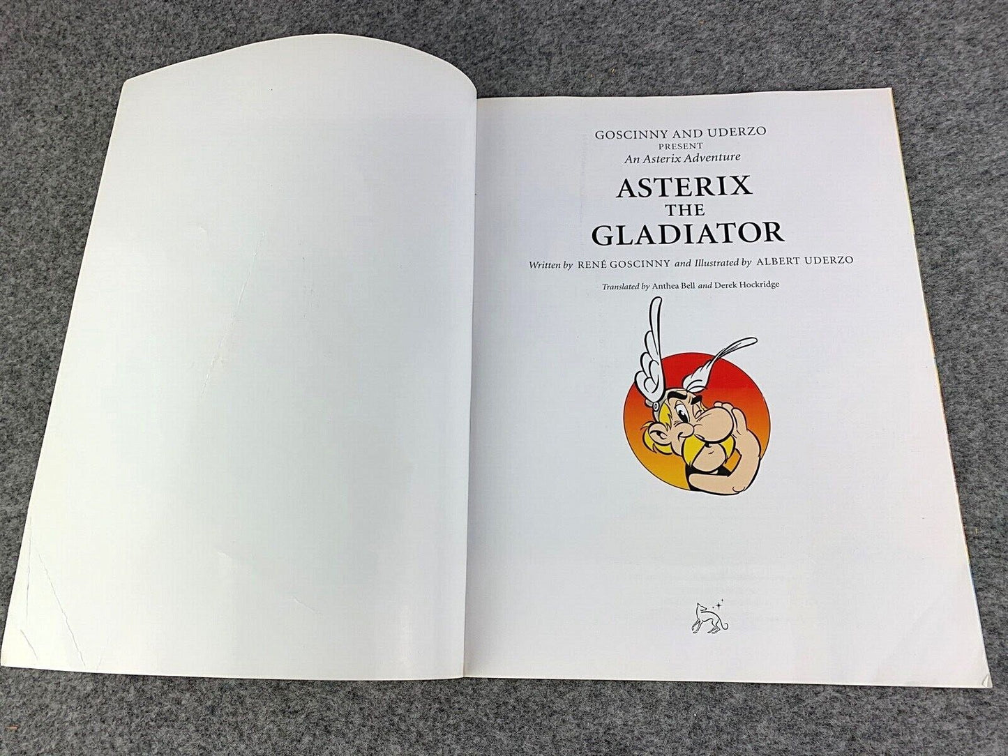 Asterix the Gladiator - 2000s Orion/Sphere UK Edition Paperback Book EO Uderzo