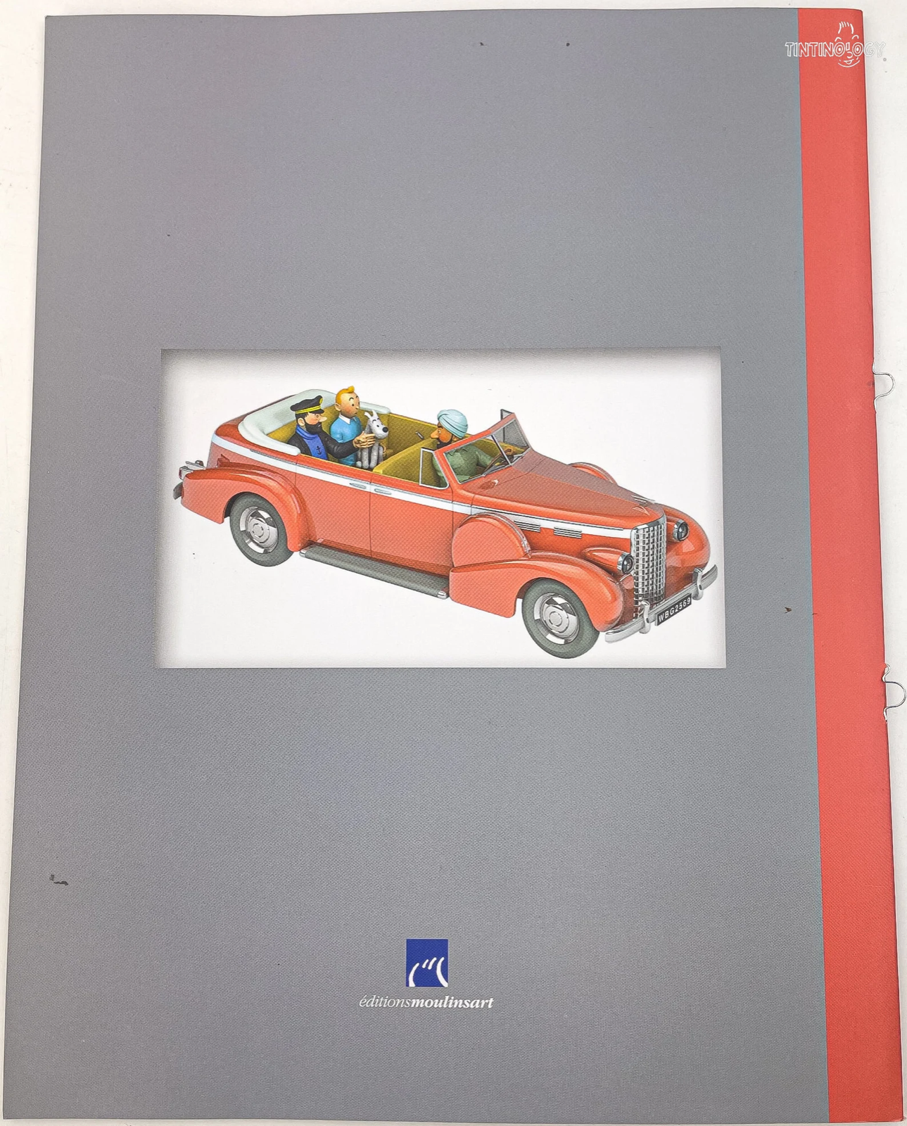 HACHETTE TINTIN 1/24 29903 New Delhi Taxi: Cadillac Fleetwood Model Car #3 Tibet