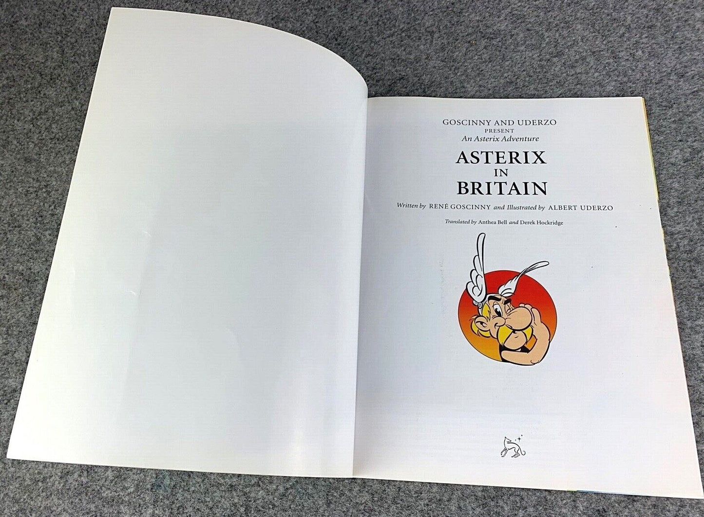 Asterix in Britain - 2000s Orion/Sphere UK Edition Paperback Book EO Uderzo