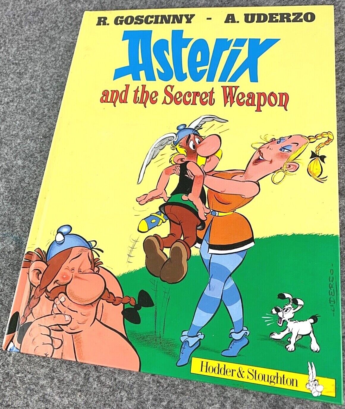 Asterix & the Secret Weapon 1991 Hodder 1st UK Edition Hardback Comic Book EO Uderzo