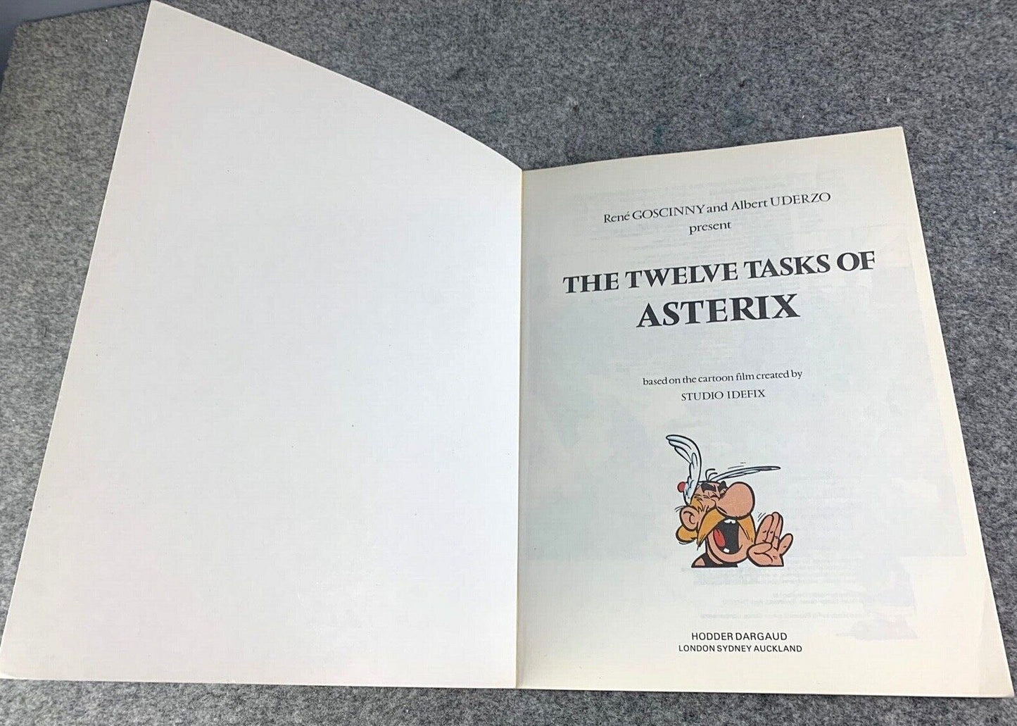 The Twelve Tasks of Asterix - 1970/80s Hodder/Dargaud UK Edition Paperback Book Uderzo