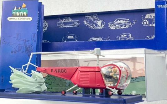 ATLAS TINTIN CAR # 48 Red Helicopter - Calculus Affair Herge model 1/43 Scale