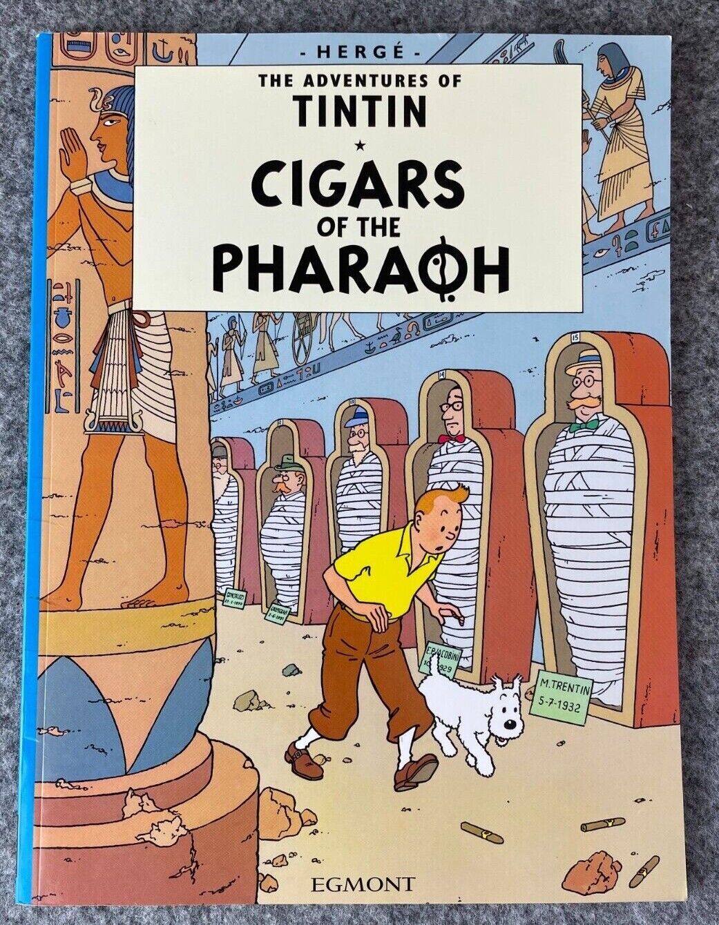 Cigars of the Pharaoh Tintin Book Egmont UK Paperback Edition