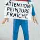 Tintin Figurines Officielle # 69 Haddock in Red Paint: Moon ML Resin Figure