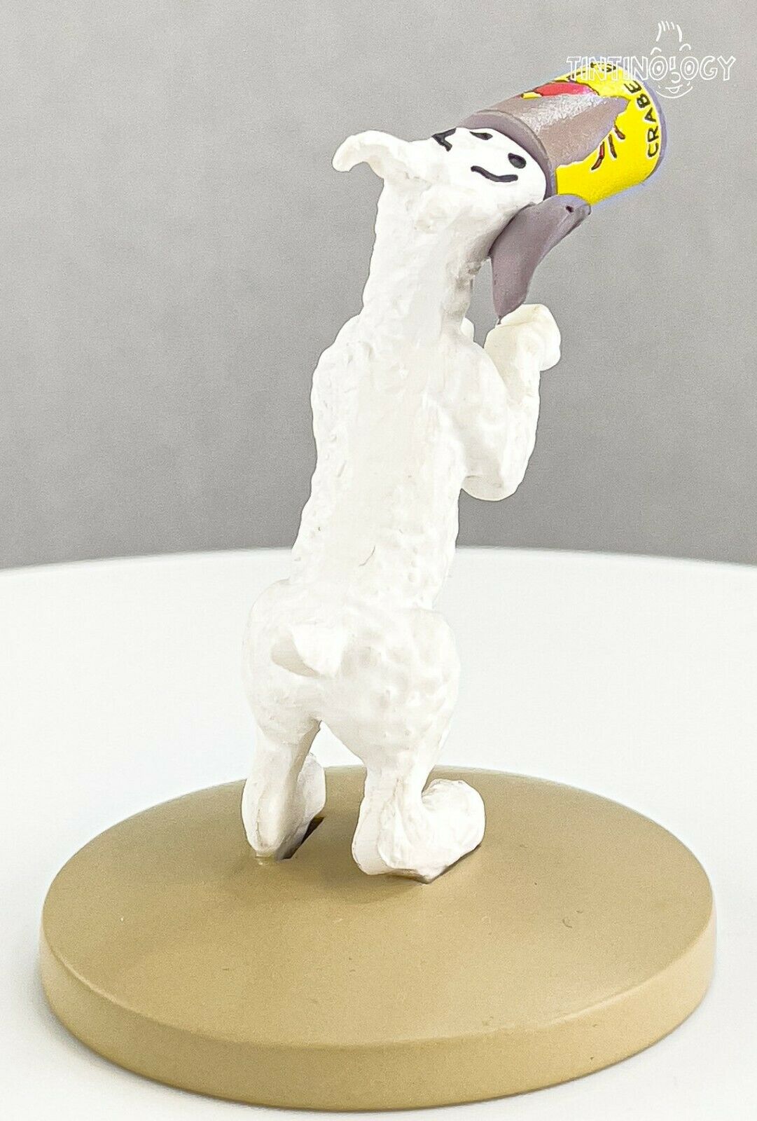 Tintin Figurine Officielle # 19 Snowy & Crab Tin: Golden Claws Herge ML Figure