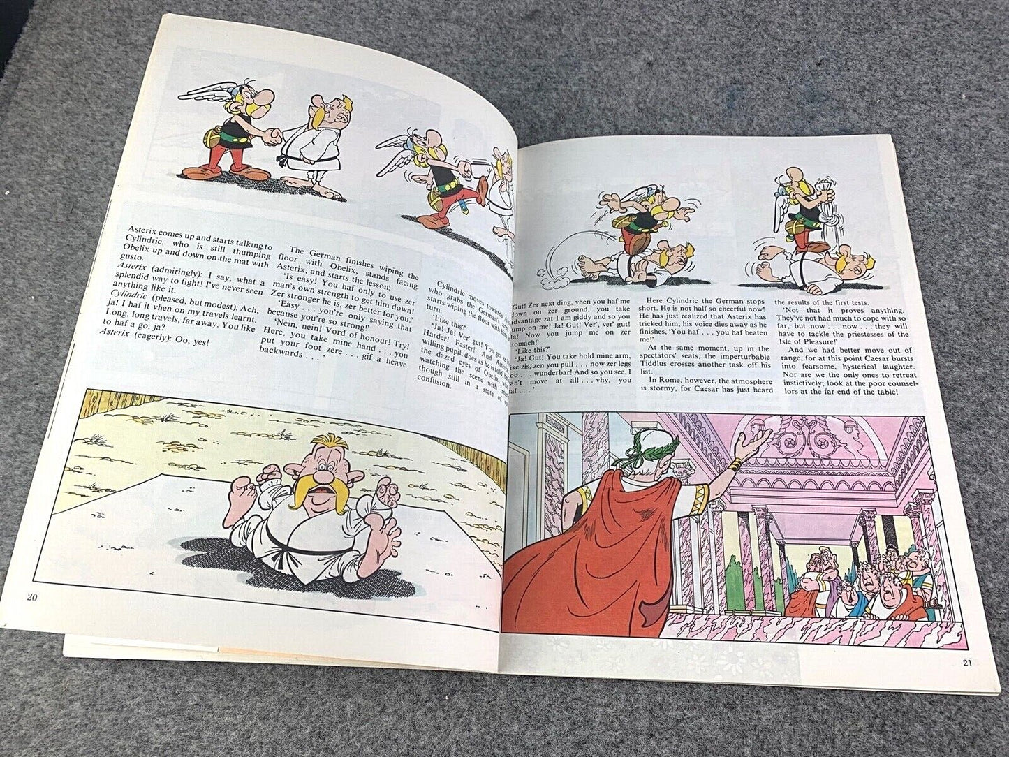 The Twelve Tasks of Asterix - 1970/80s Hodder/Dargaud UK Edition Paperback Book Uderzo